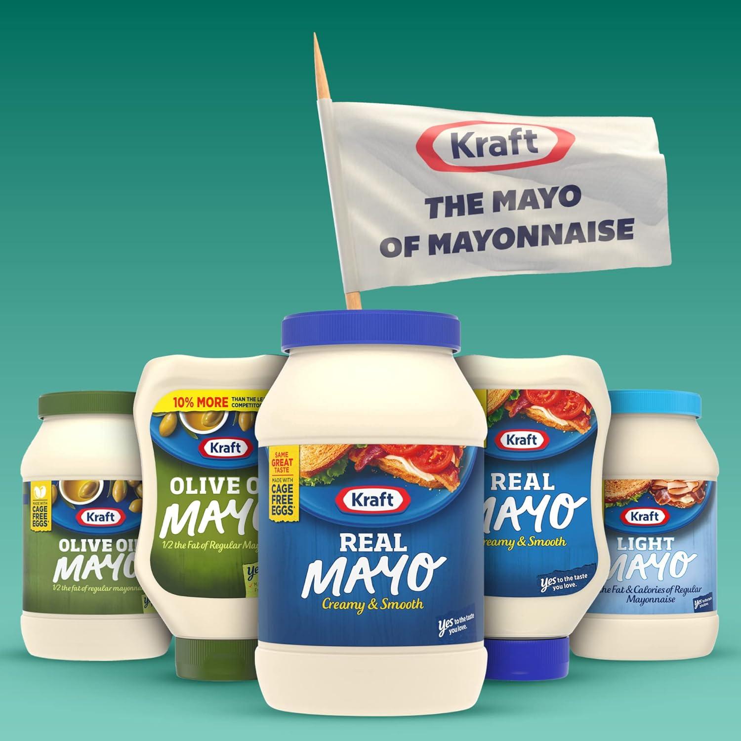 Mayonesa Kraft Real 850 g - Cremosa y Suave, Keto Amigable