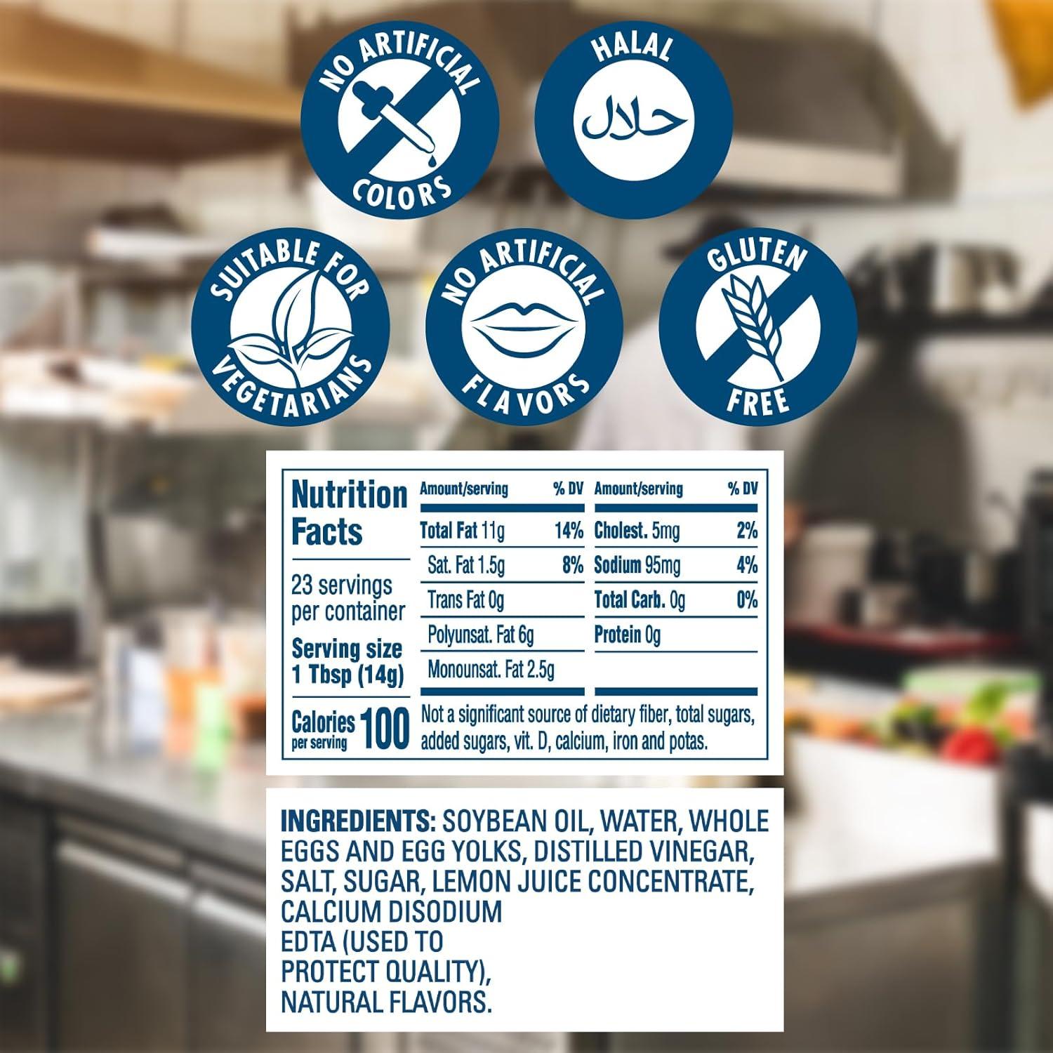 Mayonesa Hellmann's Squeeze 138 Oz Hecha con Huevos Libres
