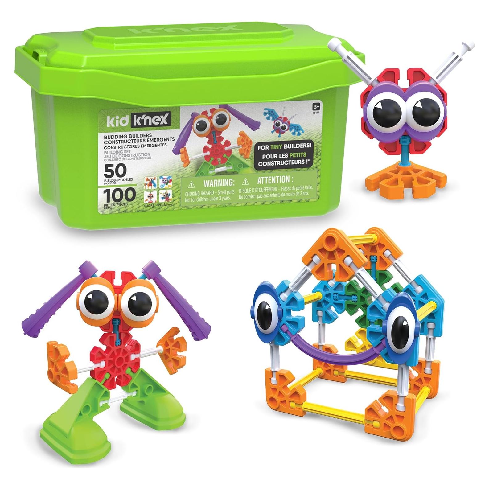 KID K'NEX Set de Construcción 100 Piezas Juego STEM 3+