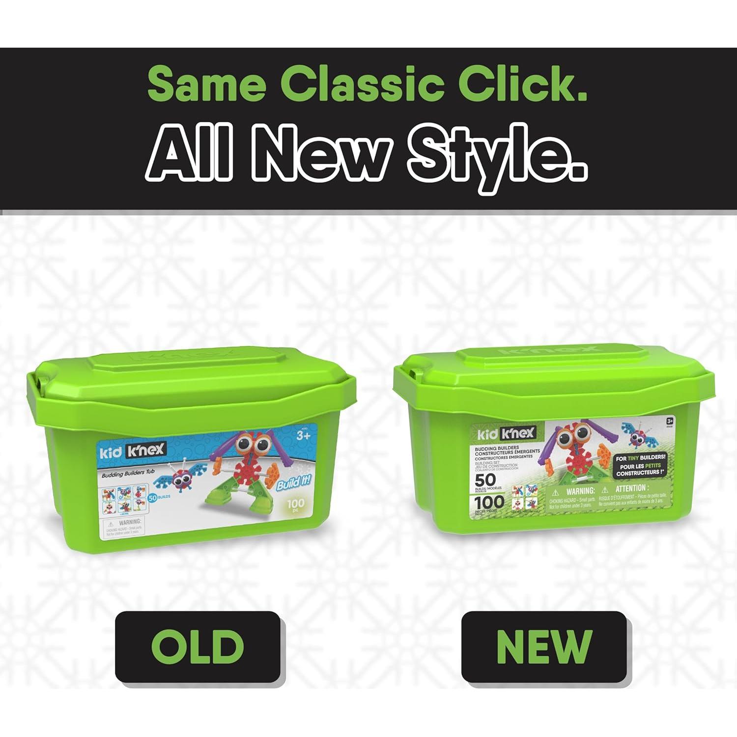 KID K'NEX Set de Construcción 100 Piezas Juego STEM 3+