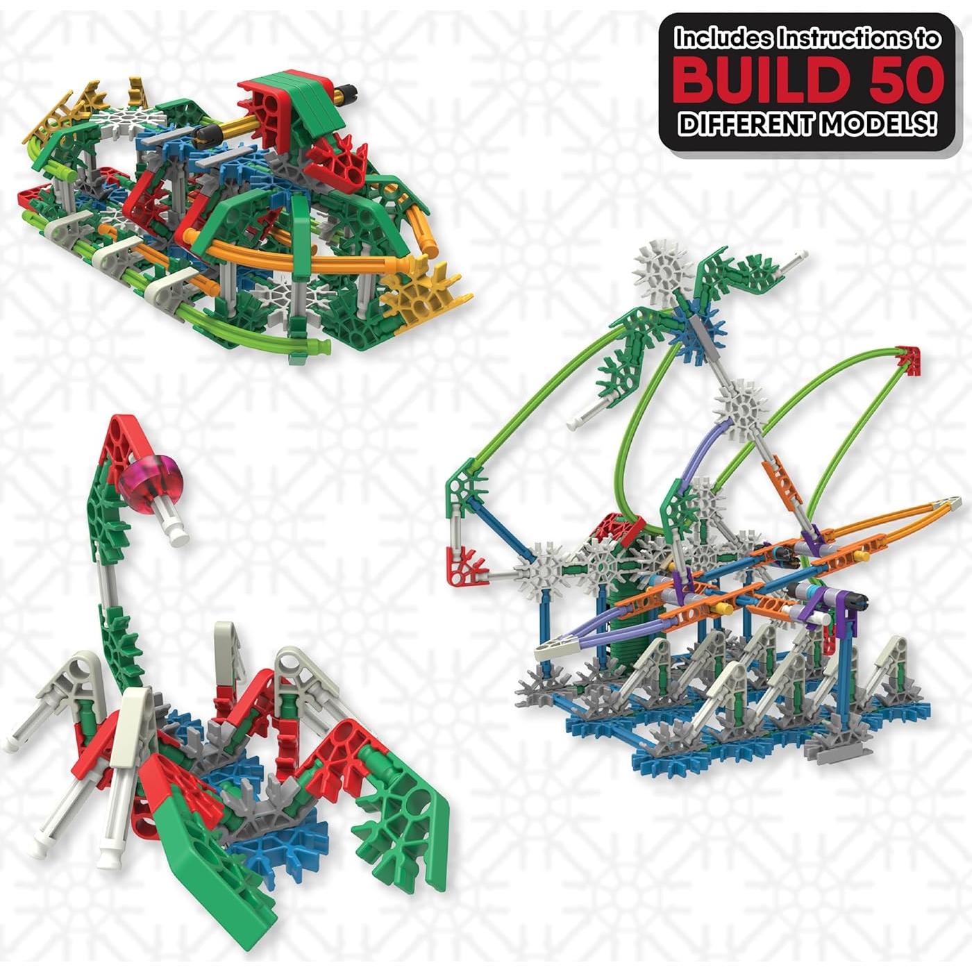 K'NEX Conjunto Motorizado Power & Play 529 Piezas STEM 7+