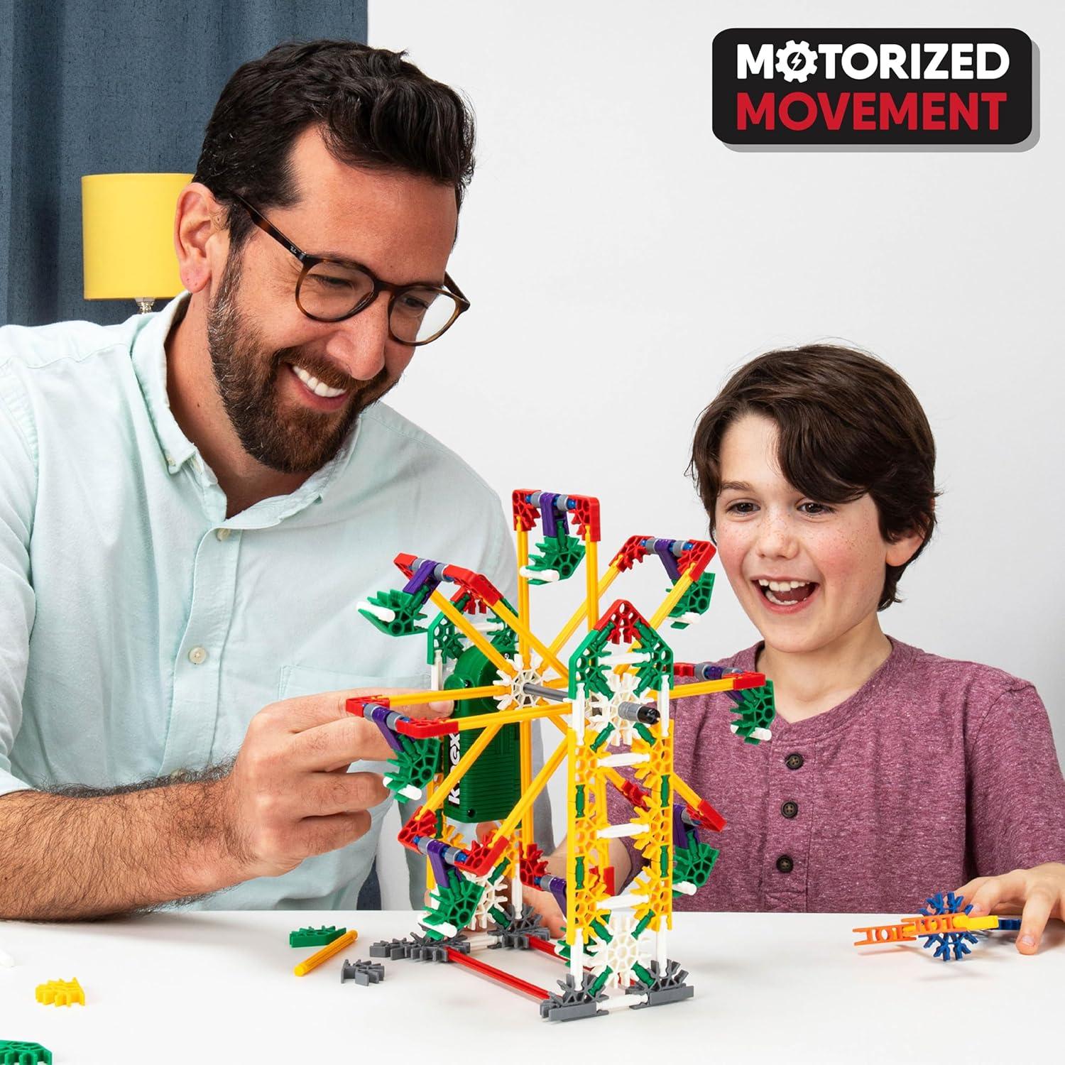 K'NEX Conjunto Motorizado Power & Play 529 Piezas STEM 7+