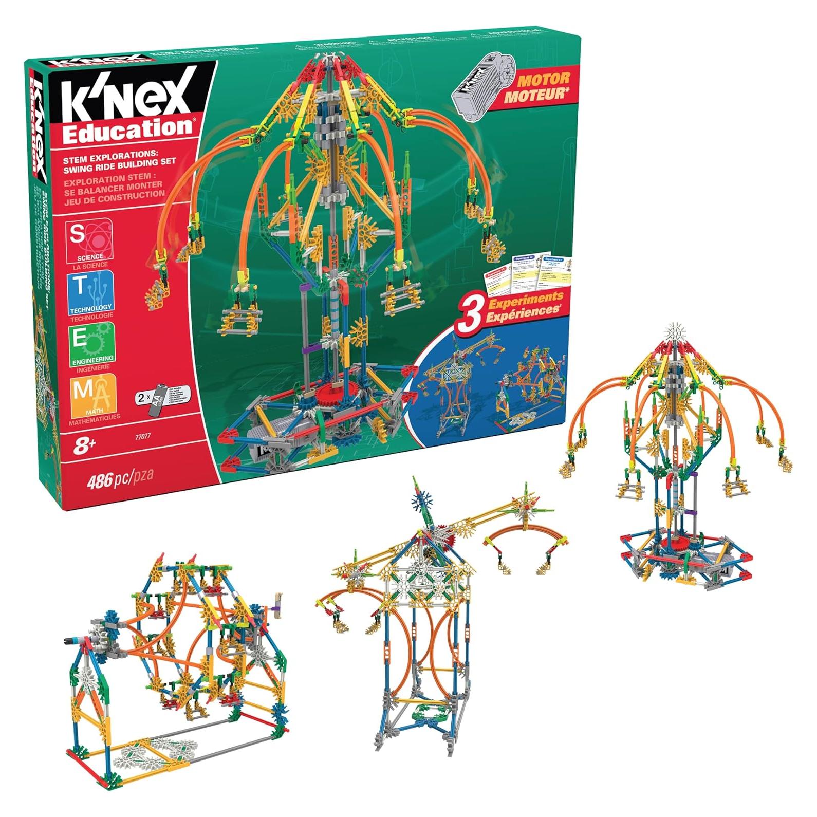 Set de Construcción K'NEX Montaña Rusa 486 Piezas STEM