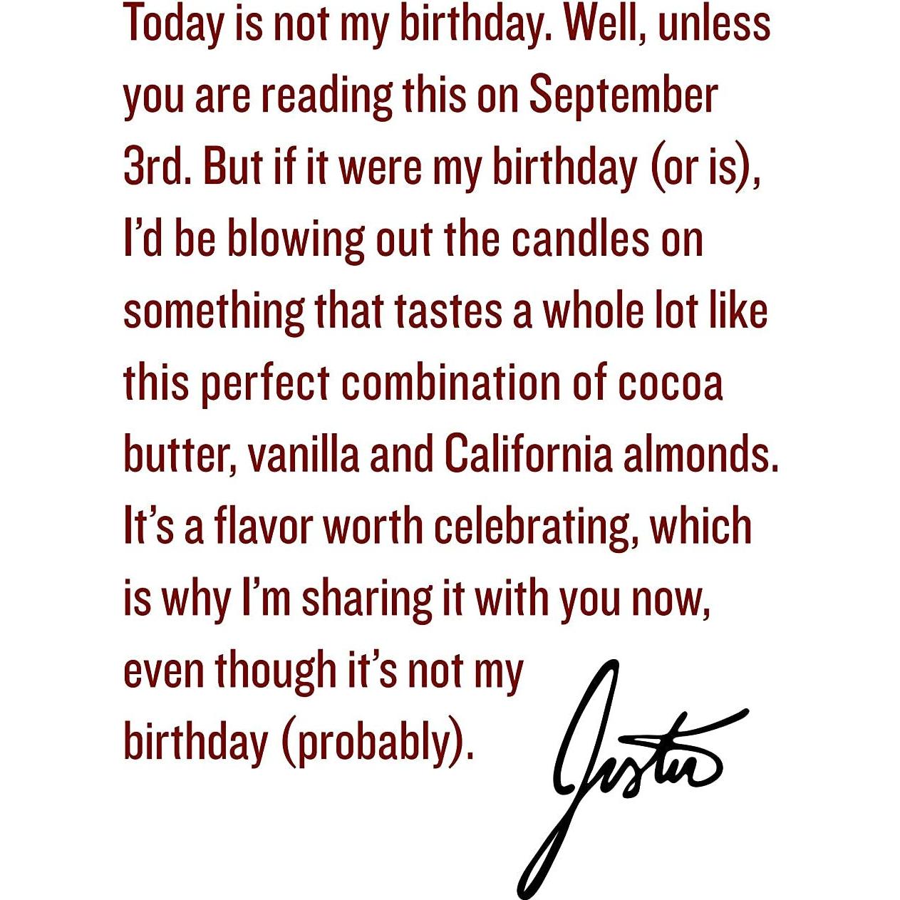 Mantequilla de Almendra de Vainilla Justin's 450g Sin Gluten