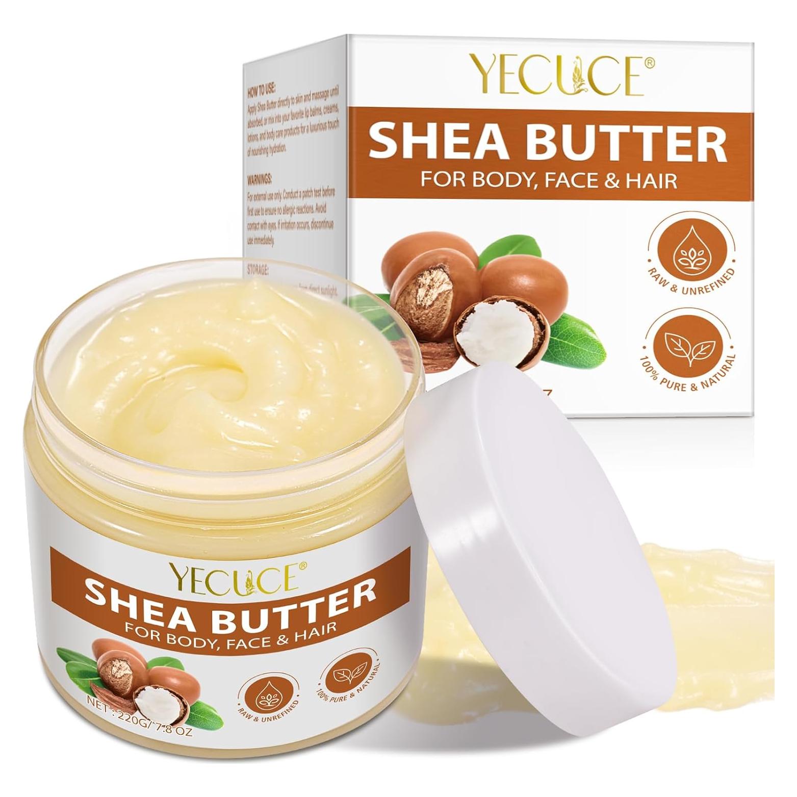 Manteca de Karité Orgánica Pura Baisituo 220g - Hidratación Profunda