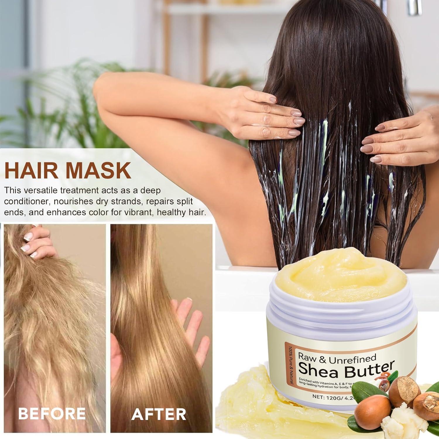 Manteca de Karité Cruda Orgánica Deserop 159g - Hidratación Piel y Cabello