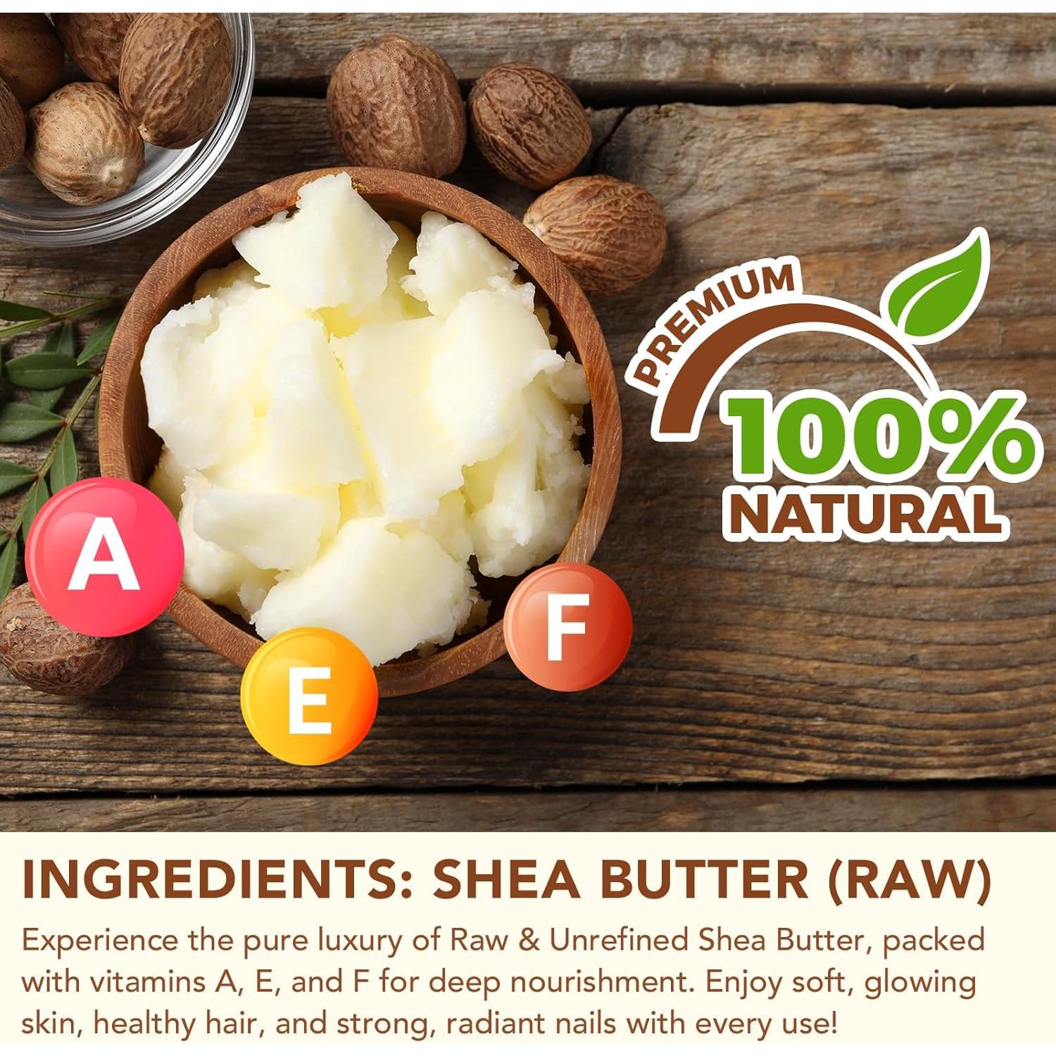 Manteca de Karité Cruda Orgánica Deserop 159g - Hidratación Piel y Cabello