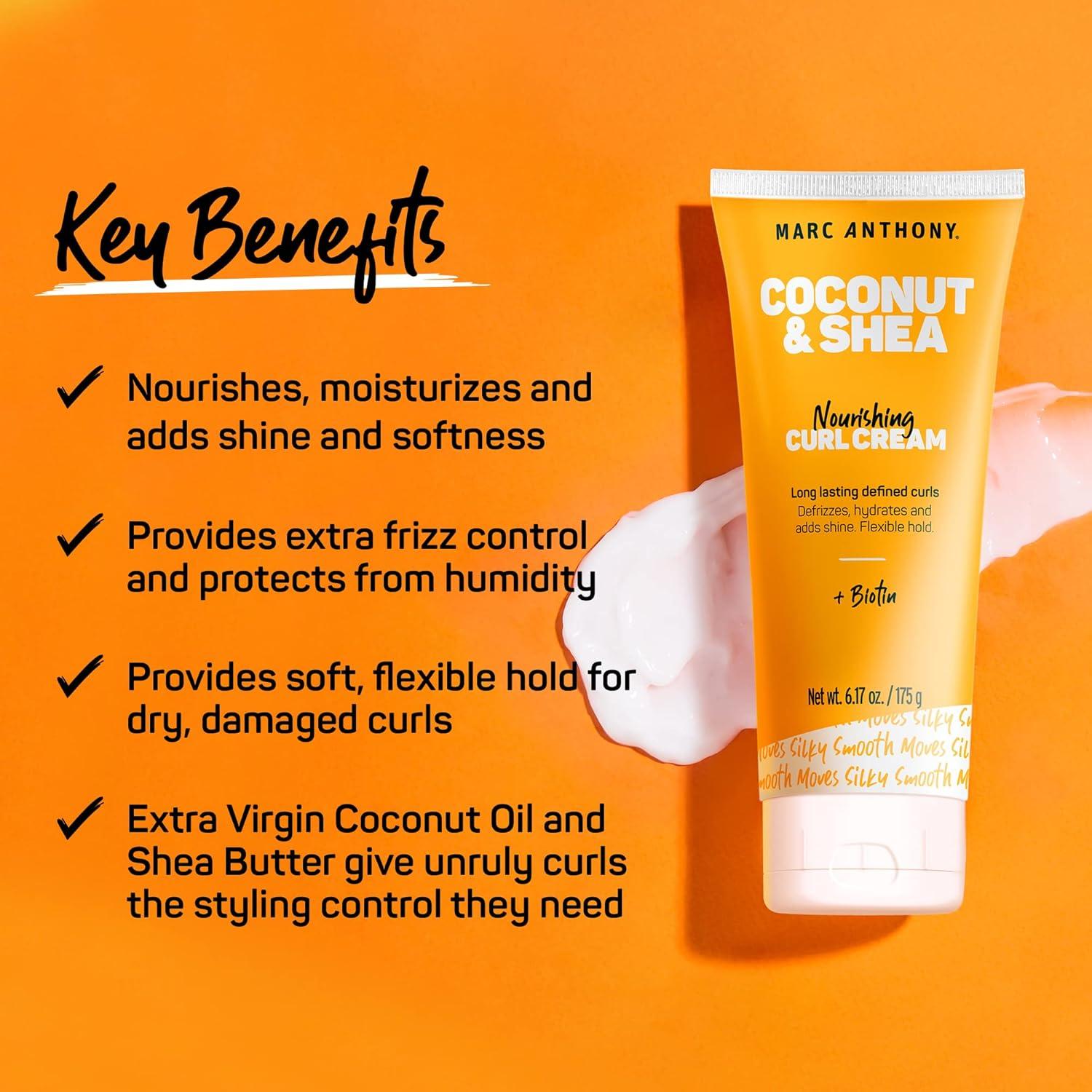 Crema Nutritiva para Rizos Marc Anthony 174 g - Anti-Frizz