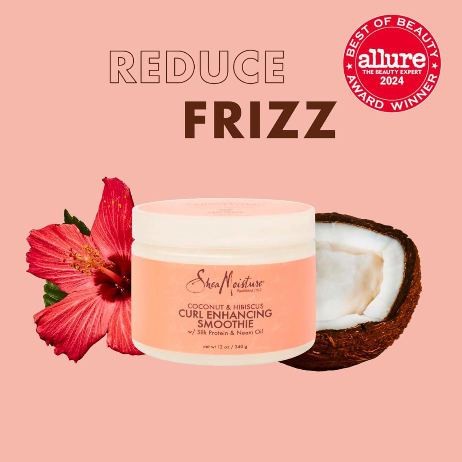 Crema Definidora de Rizos SheaMoisture Coco e Hibisco 340 g