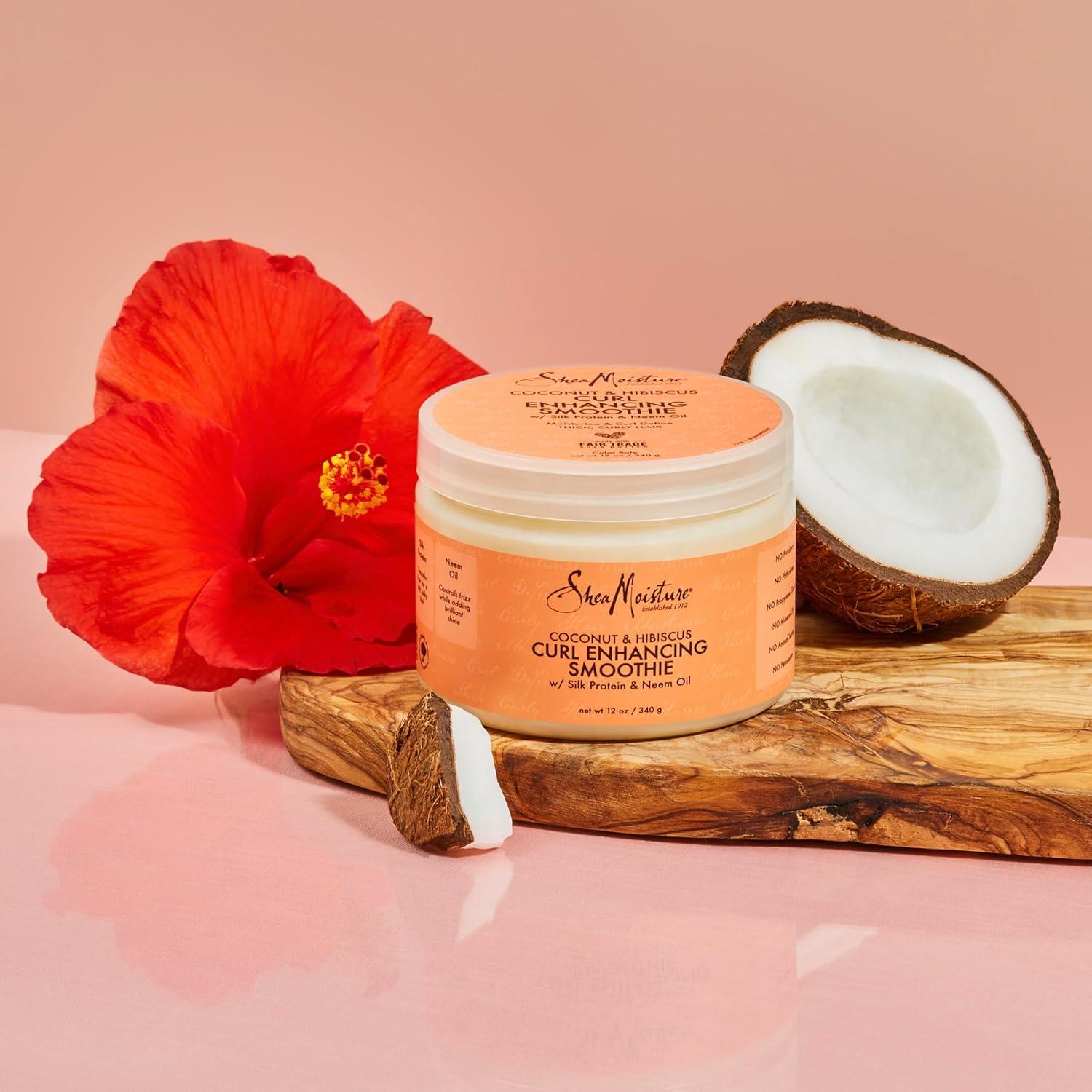 Crema Definidora de Rizos SheaMoisture Coco e Hibisco 340 g