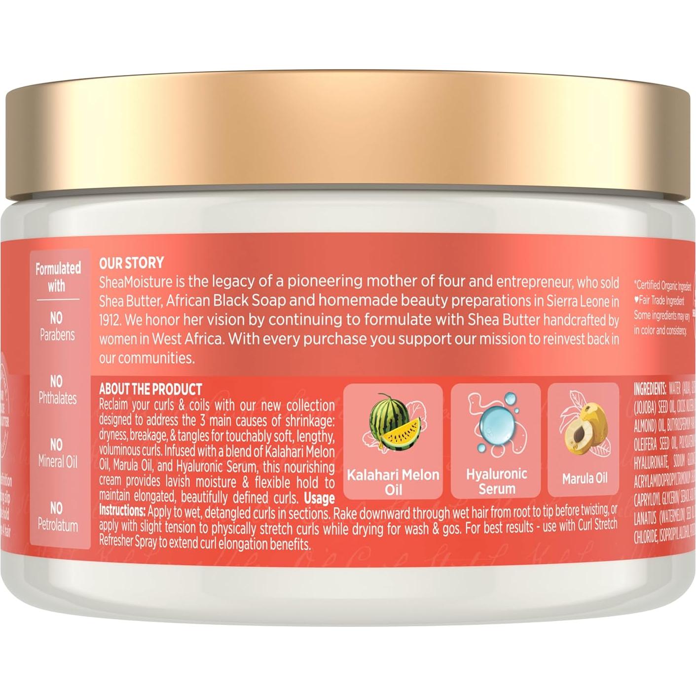 Crema Voluminizadora SheaMoisture para Rizos Tipo 4 370g