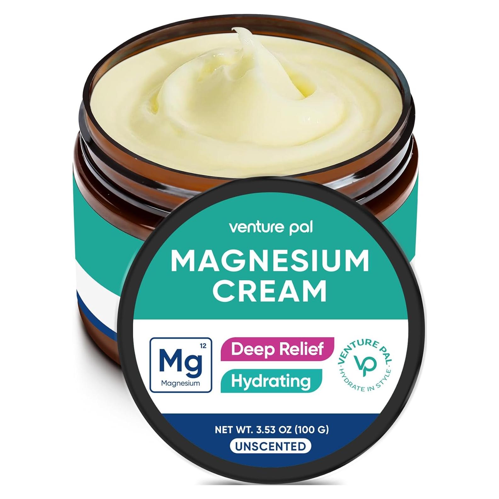 Crema Tópica de Magnesio Venture Pal 118 ml - Relajación Muscular