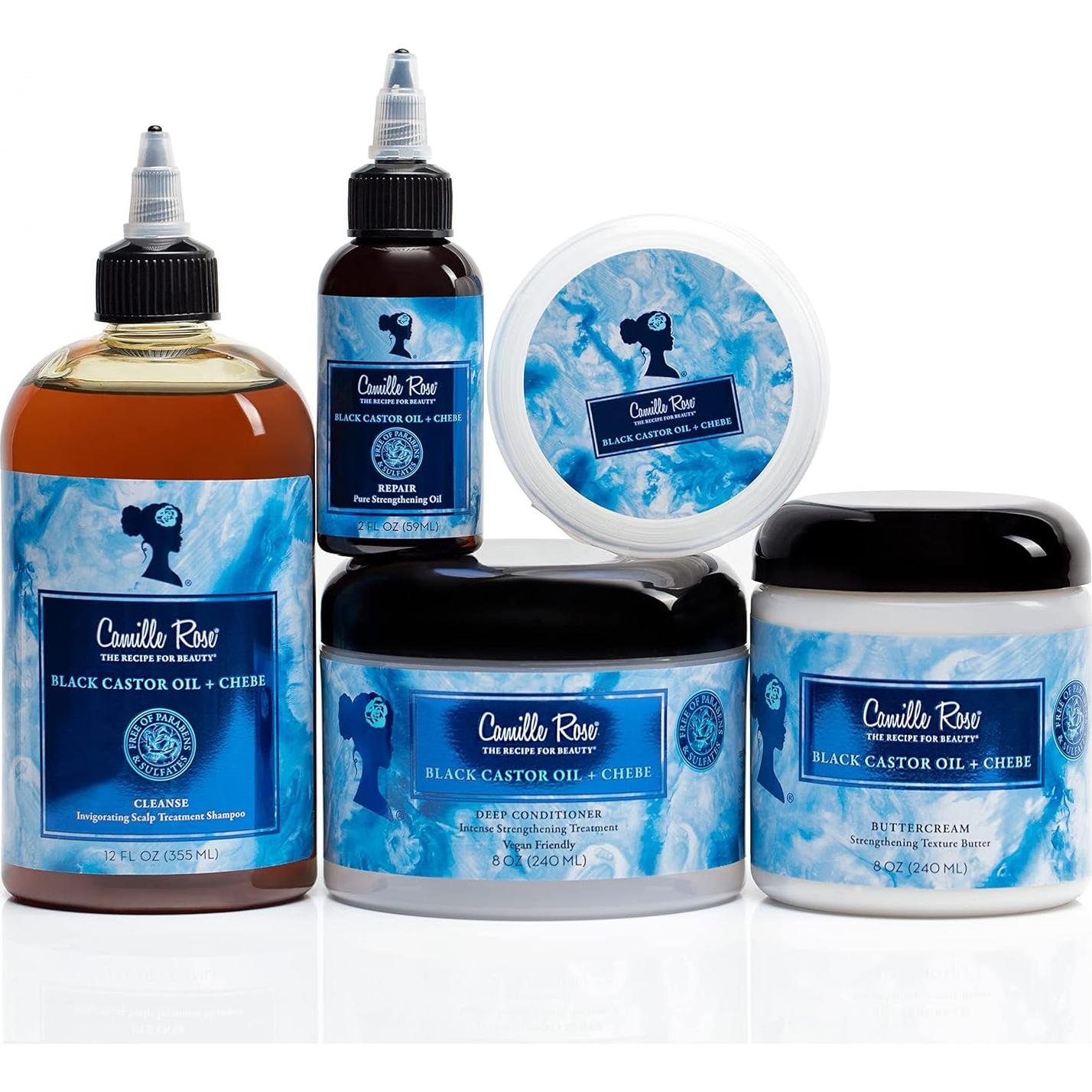 Mantequilla Fortalecedora Camille Rose 226.8 g - Aceite de Ricino y Chebe