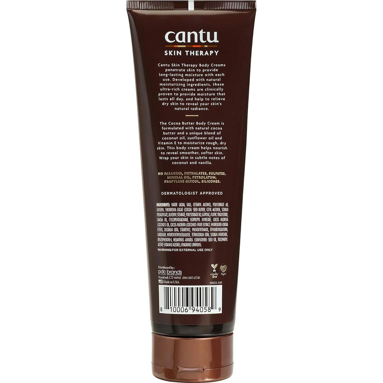 Crema Hidratante Cantu Manteca de Cacao 240 g Piel Seca