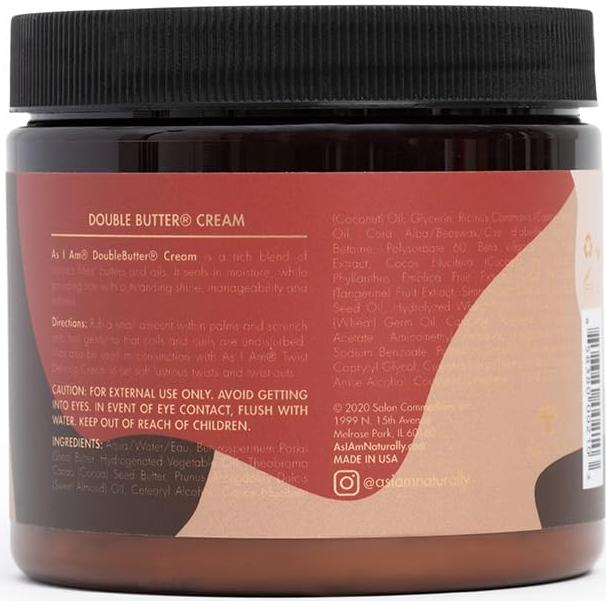 Crema Hidratante Doble Mantequilla As I Am 454g