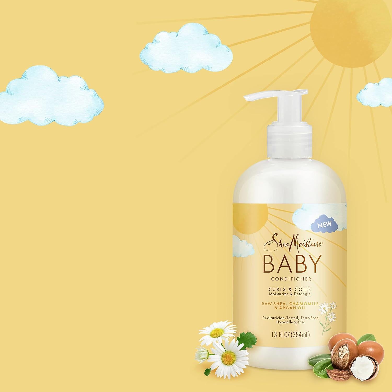 Acondicionador SheaMoisture Baby 368.5 g para Cabello Rizado