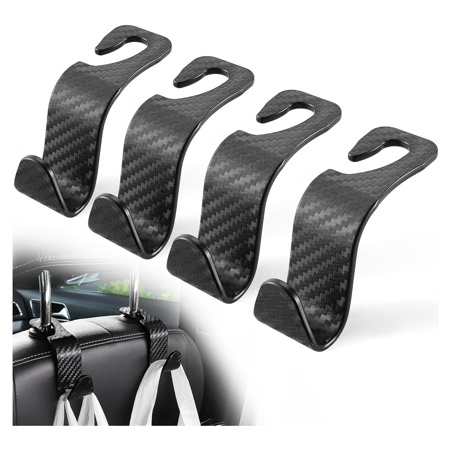 Gancho para bolso LivTee, 4 ganchos universales para auto