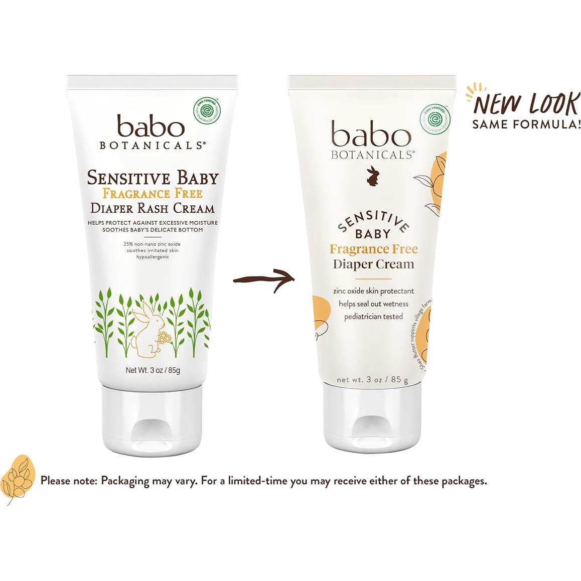 Crema para Pañales Babo Botanicals 170g Sin Fragancia