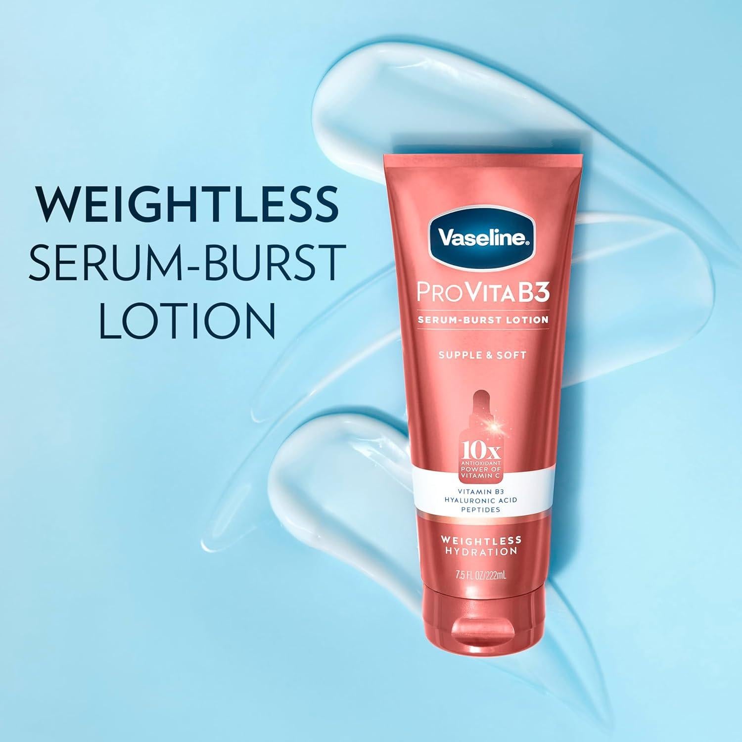 Loción Vaseline Pro VitaB3 Serum Burst 221.8 ml Hidratante