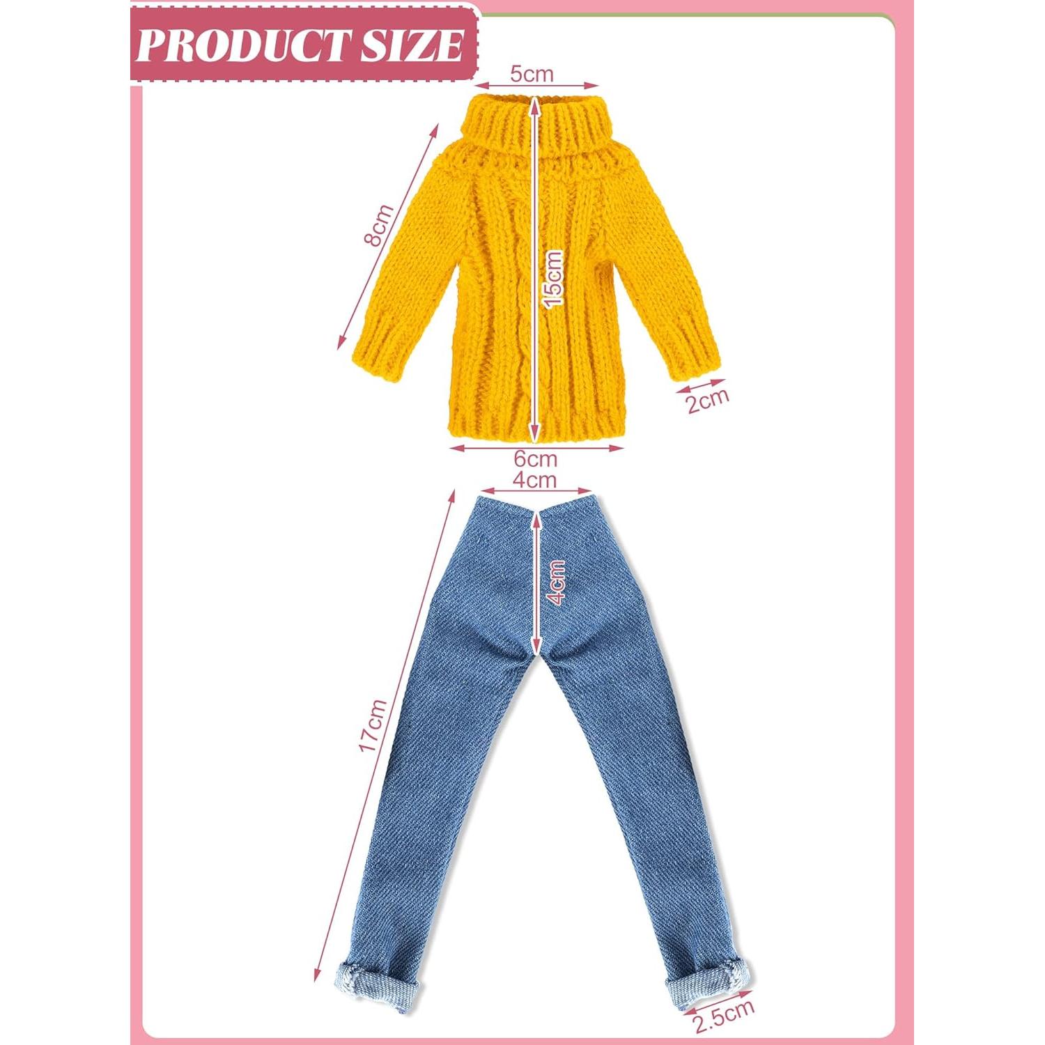 Conjunto Ropa para Muñecas Bencailor 8 Piezas Algodón