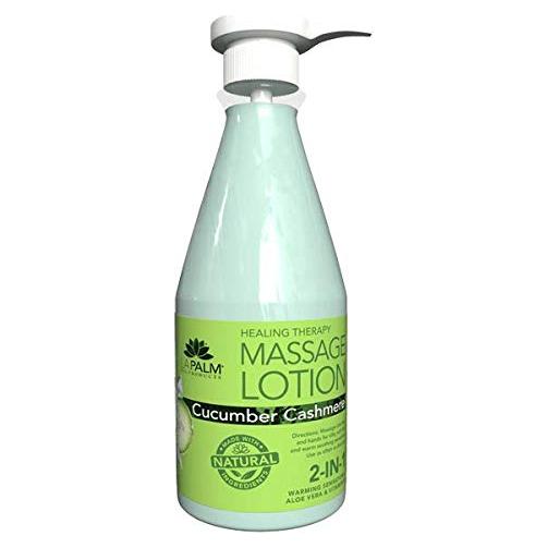 Loción de Masaje Terapéutico Orgánico La Palm 24oz Pepino