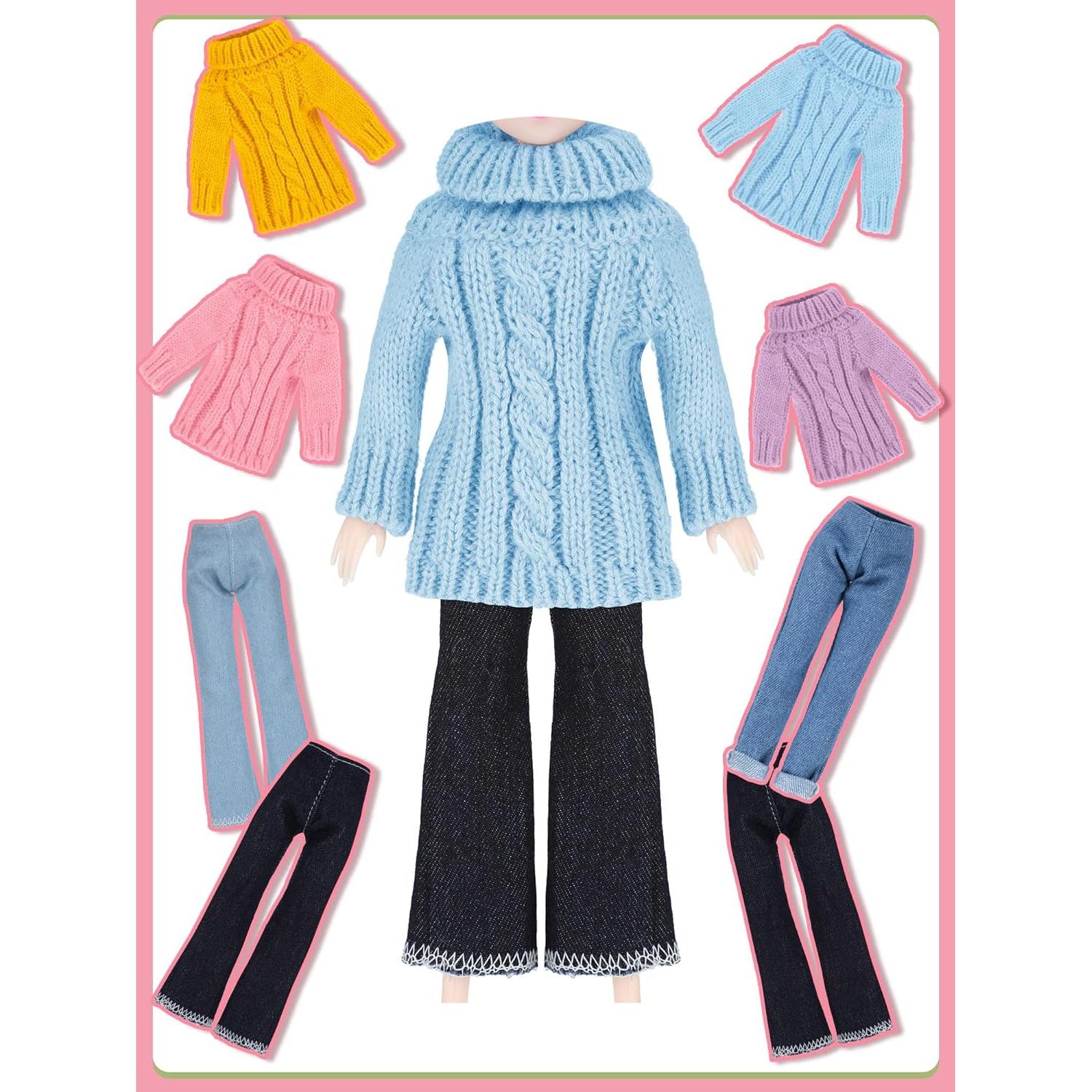 Conjunto Ropa para Muñecas Bencailor 8 Piezas Algodón