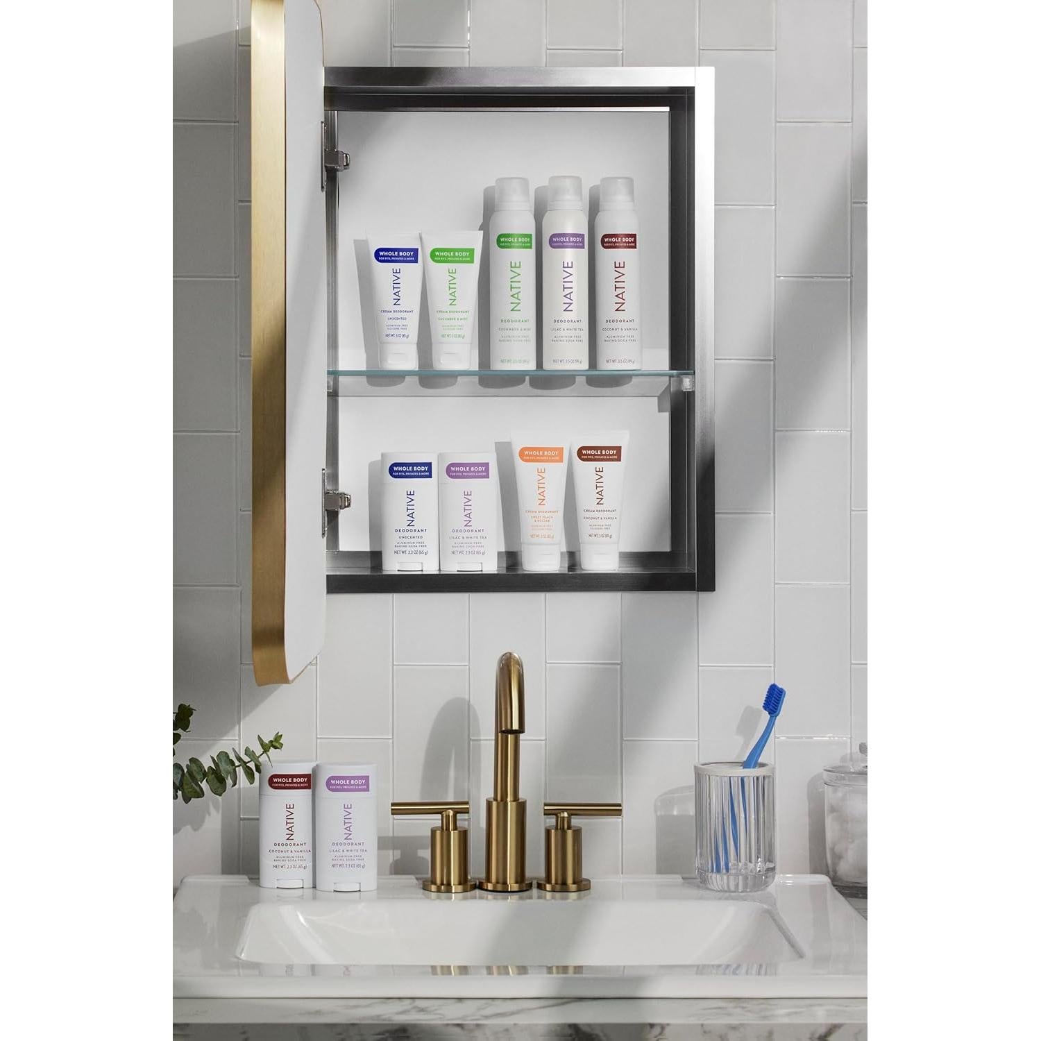 Desodorante en Crema Native 85g Pepino y Menta Libre de Aluminio