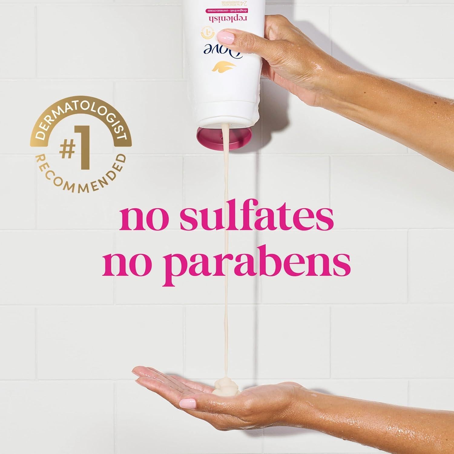 Gel de Ducha Dove Reequilibrante 4x567g Durazno y Leche de Arroz