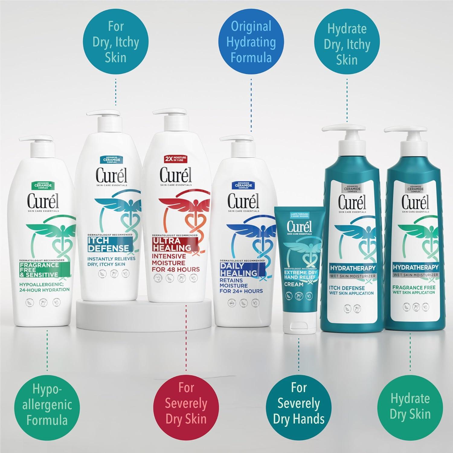 Loción Corporal Curél 567 g - Hidratante para Piel Seca