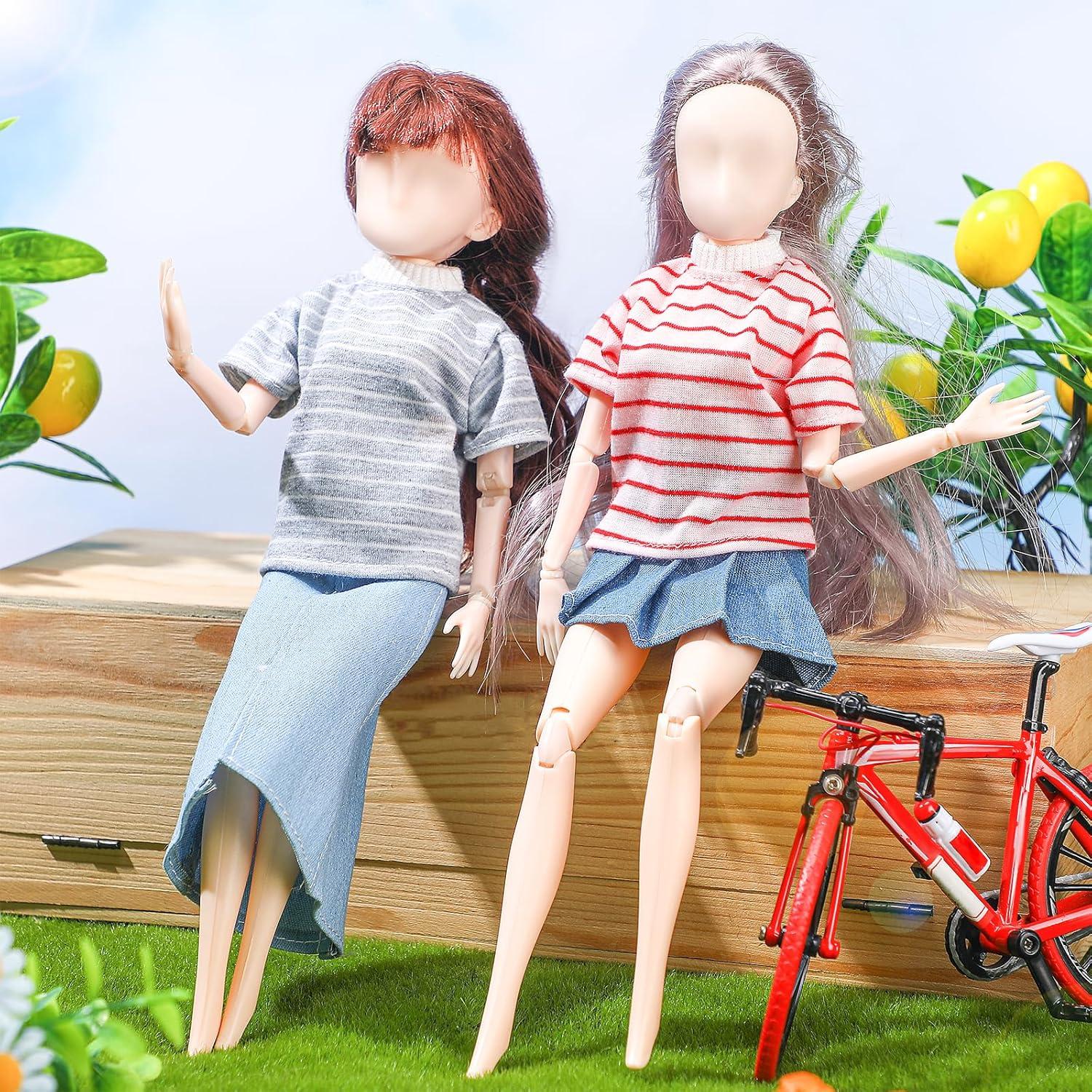 Bencailor 8 Piezas Ropa de Verano para Muñecas 29 cm