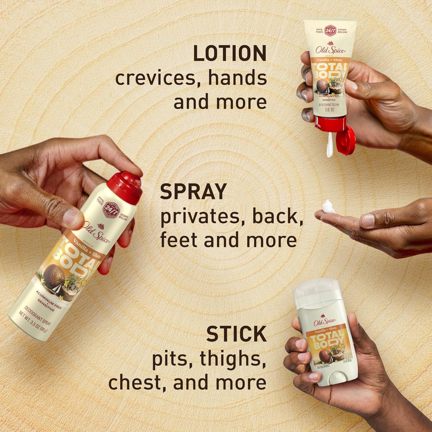 Desodorante en aerosol Old Spice para todo el cuerpo 99.22 g