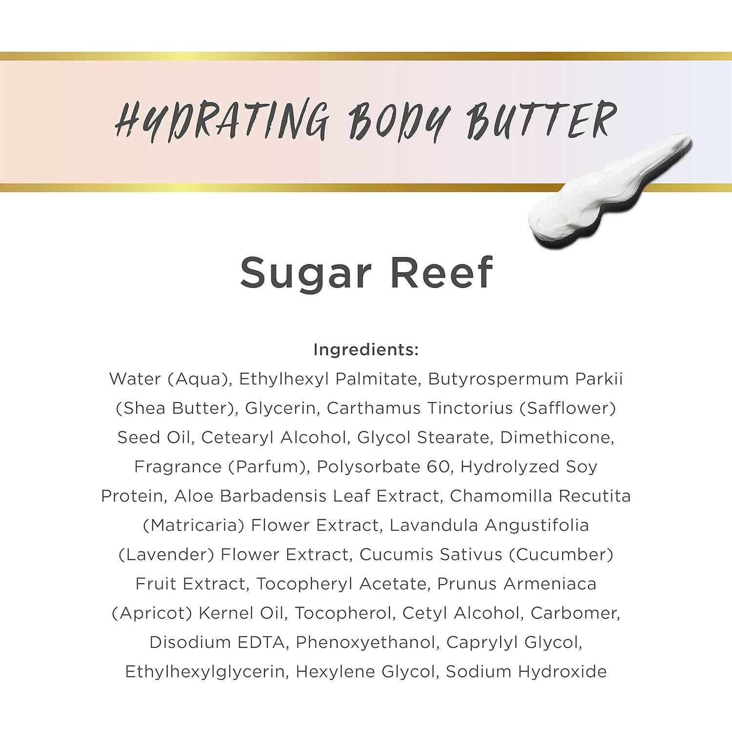 Manteca Corporal Lalicious Sugar Reef 226g - Hidratante Karité