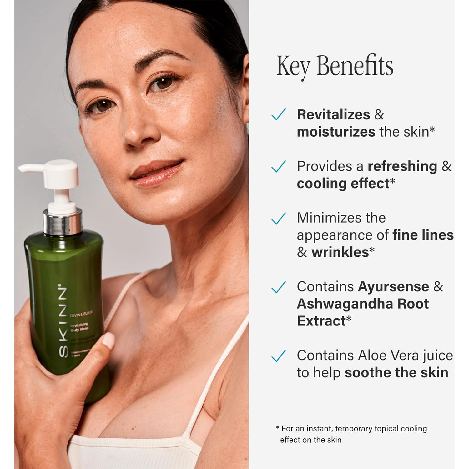 Loción Corporal Natural SKINN 720ml - Ayurvédica con Ashwagandha