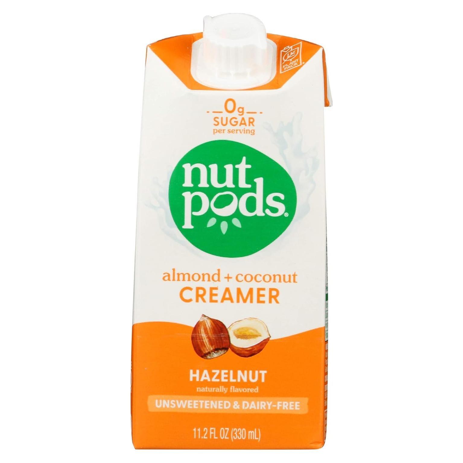 Crema a Base de Lácteos Nut Pods Avellana 330 ml