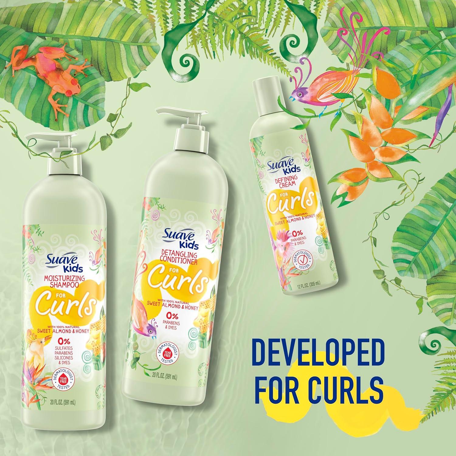 Crema Definidora de Rizos Suave Kids Almendra y Miel 4x300ml