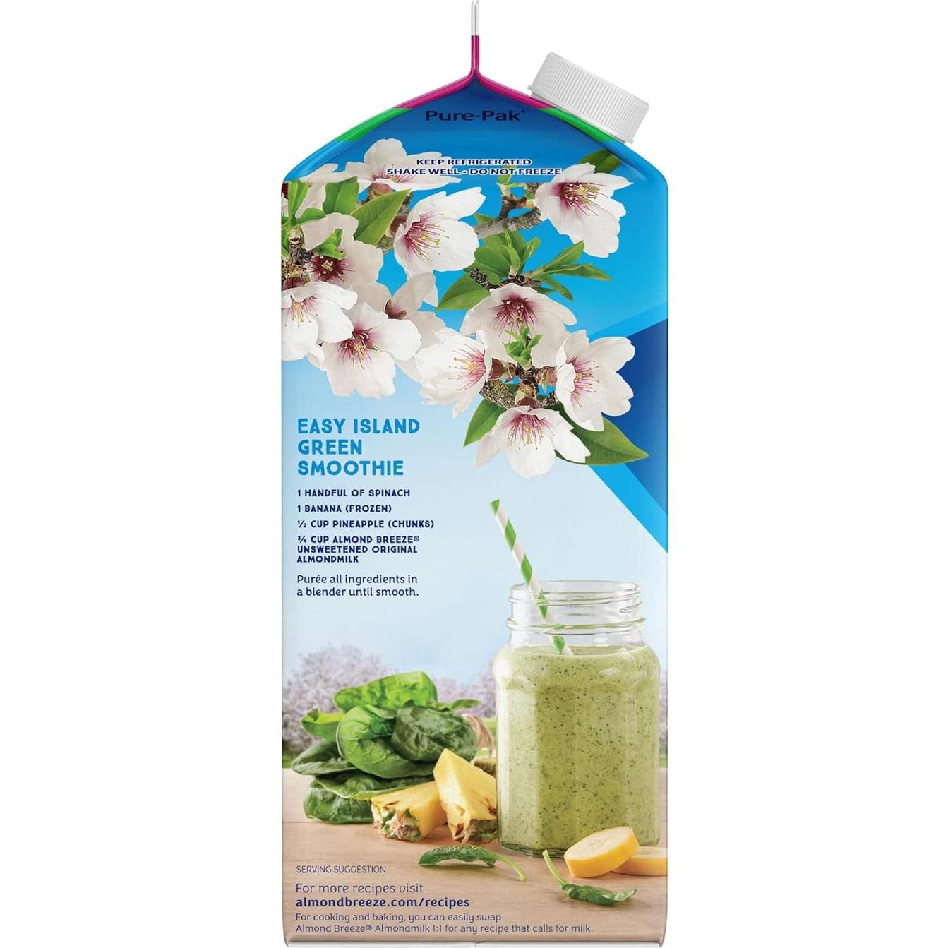 Leche de Almendra Original Almond Breeze 1.89 L Sin Azúcar