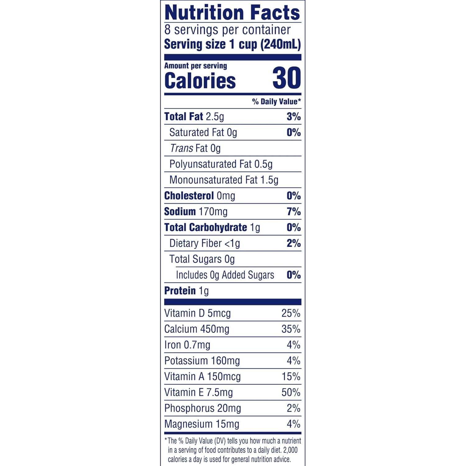 Leche de Almendra Original Almond Breeze 1.89 L Sin Azúcar