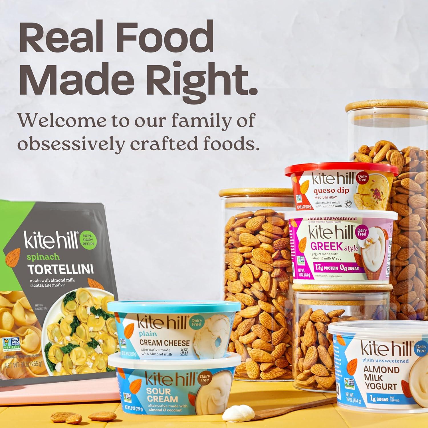 Crema de Queso Estilo Almendra Kite Hill con Cebollino 227g