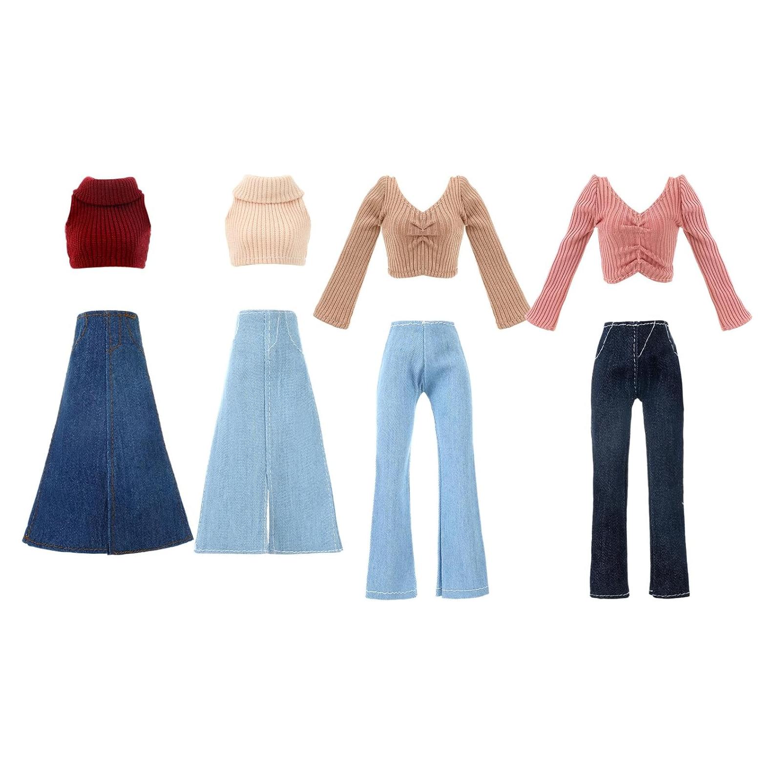 Ropa de Muñeca Bencailor 8 Piezas Verano 30 cm Accesorios