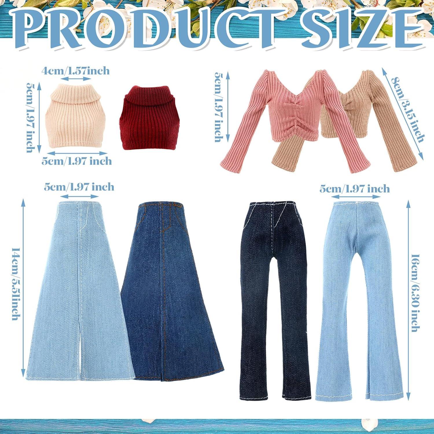 Ropa de Muñeca Bencailor 8 Piezas Verano 30 cm Accesorios