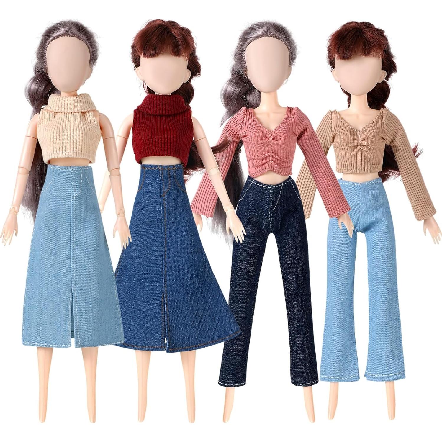 Ropa de Muñeca Bencailor 8 Piezas Verano 30 cm Accesorios