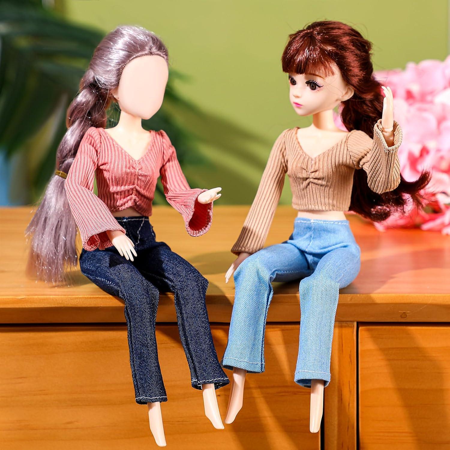 Ropa de Muñeca Bencailor 8 Piezas Verano 30 cm Accesorios