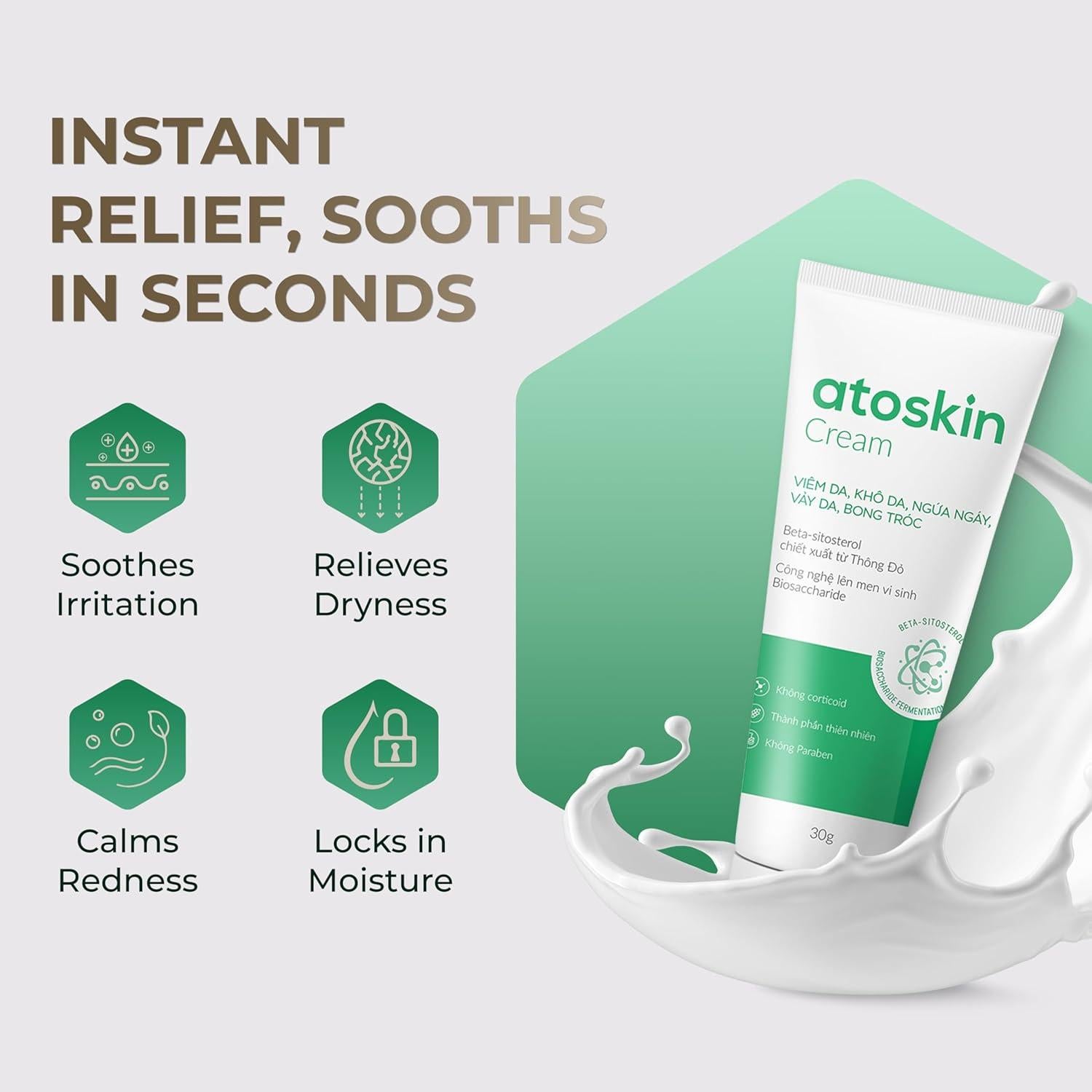 Crema Atoskin para Eczema y Dermatitis - 40.8 g