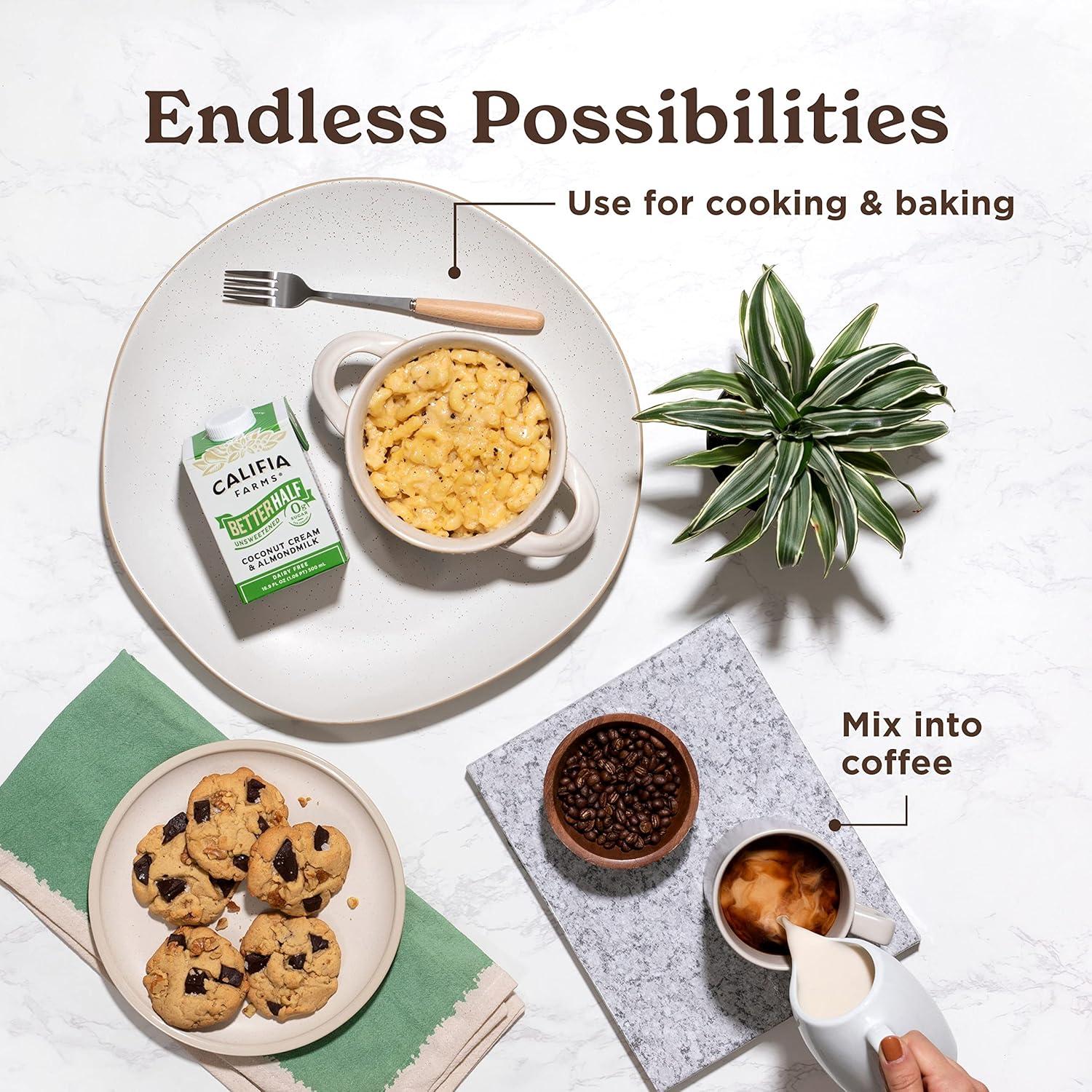 Crema Vegana Sin Azúcar Califia Farms 192 Oz - Keto