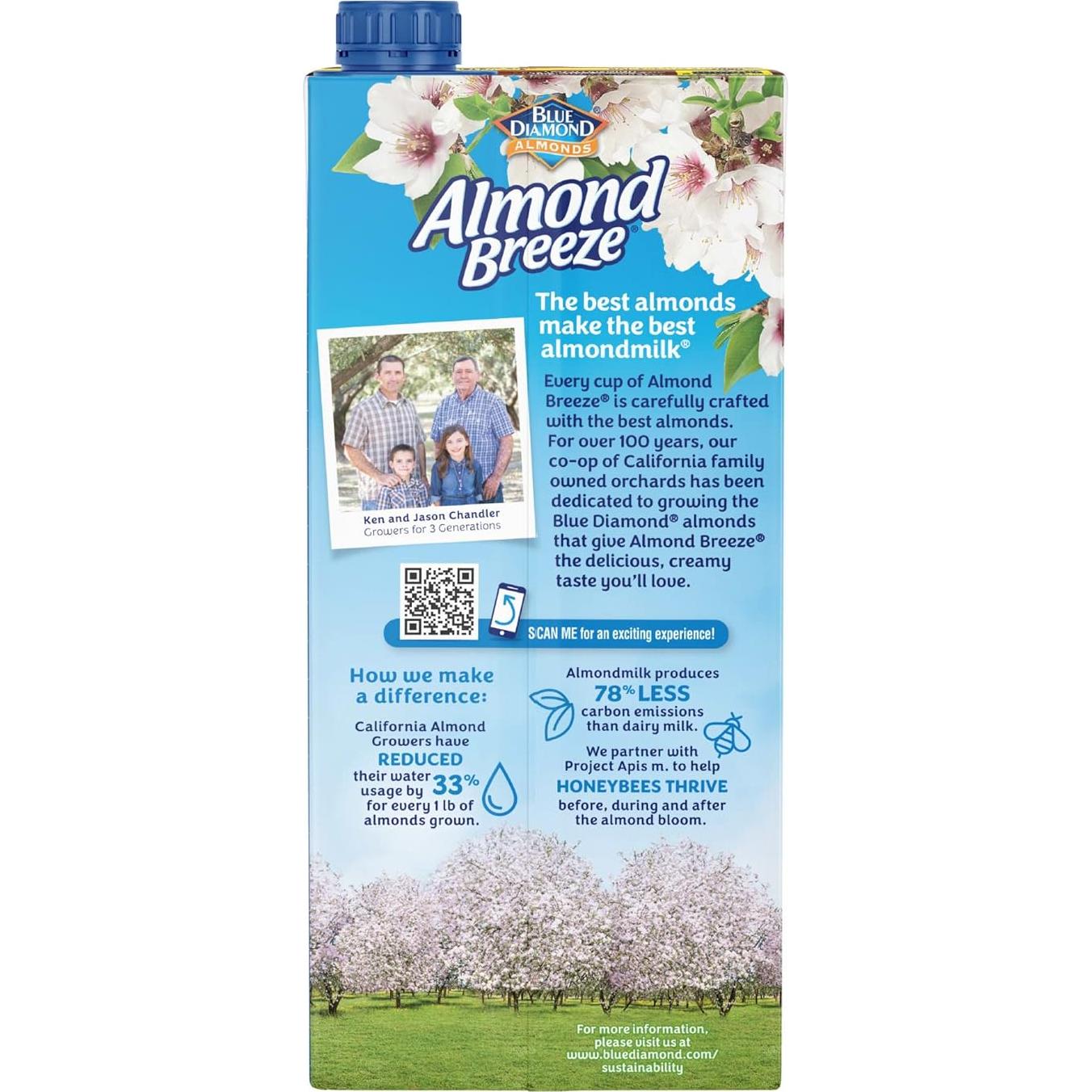 Leche de Almendra Sin Lácteos Blue Diamond Chocolate 946 ml