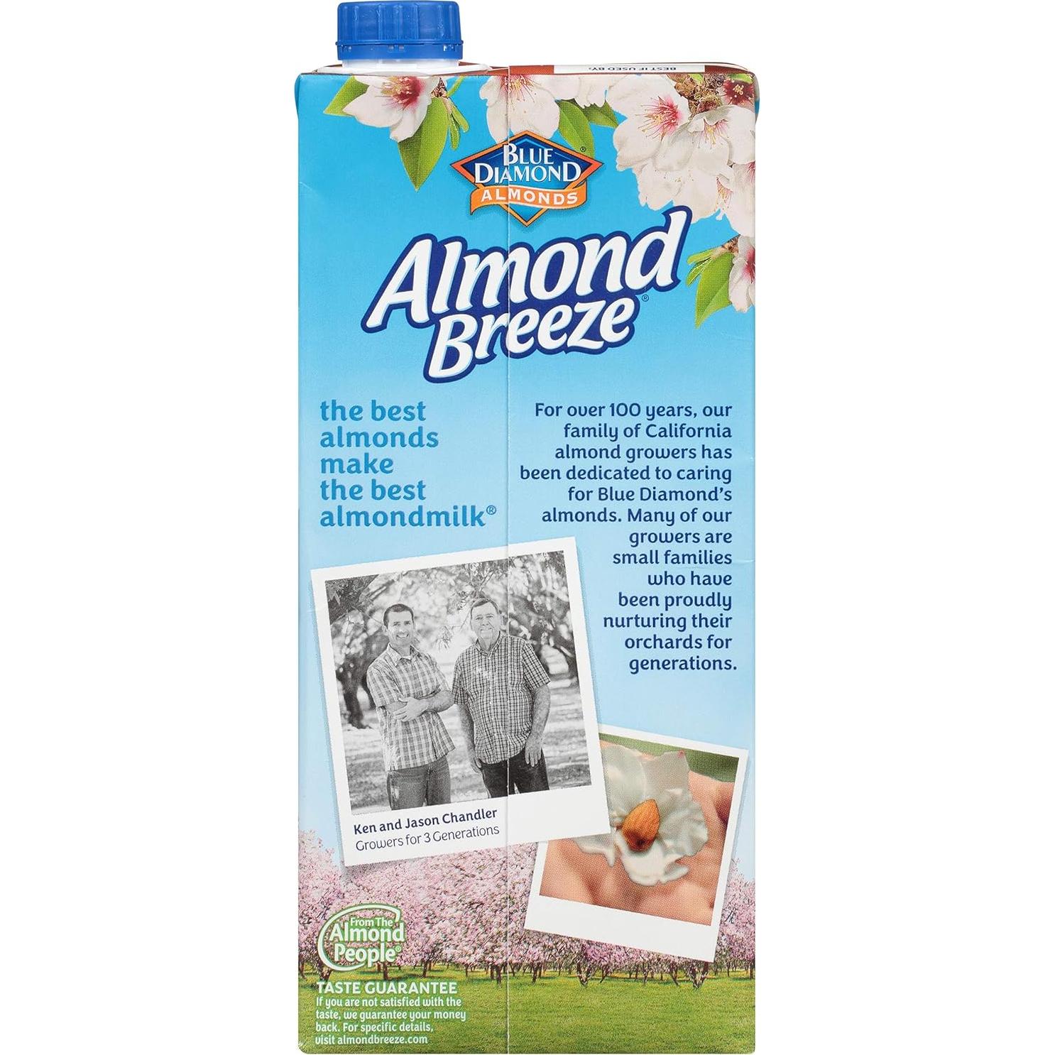 Leche de Almendra Sin Lácteos Blue Diamond Chocolate 946 ml