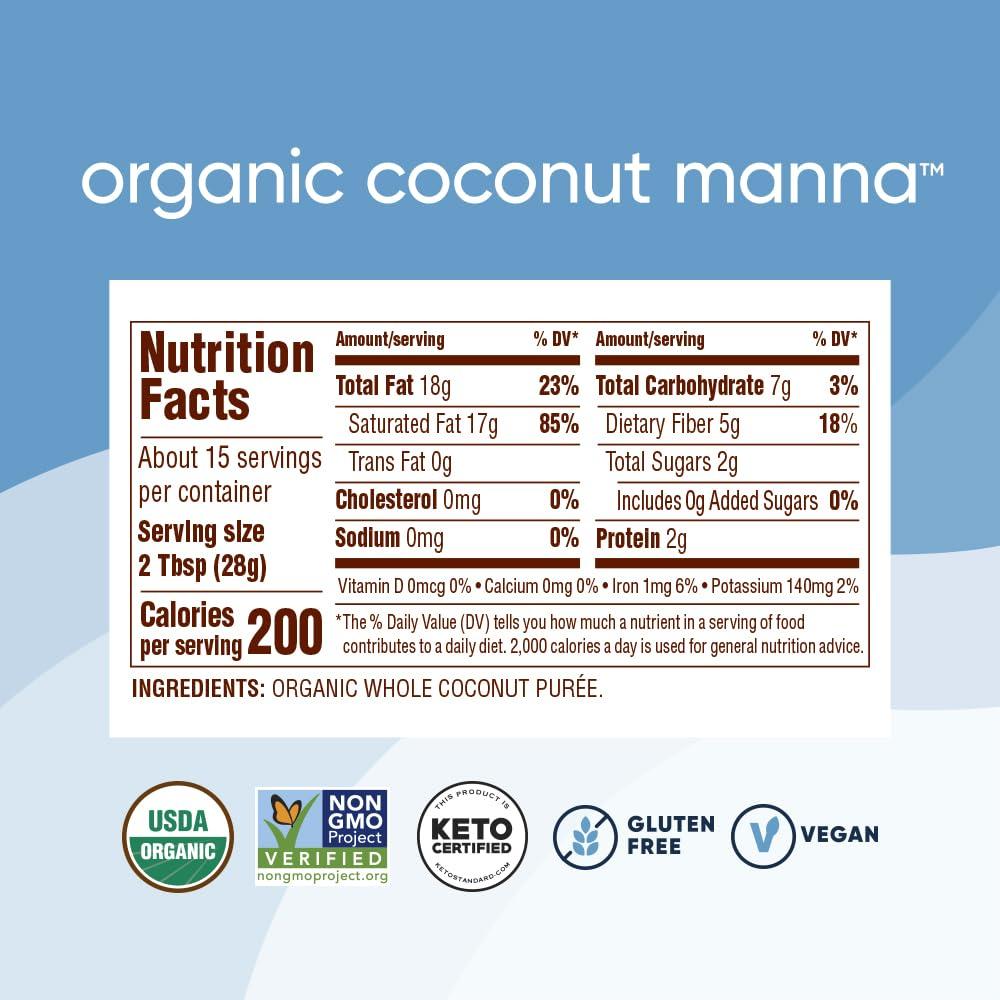 Mantequilla de Coco Orgánica Nutiva 425 g - Vegana y Sin Gluten