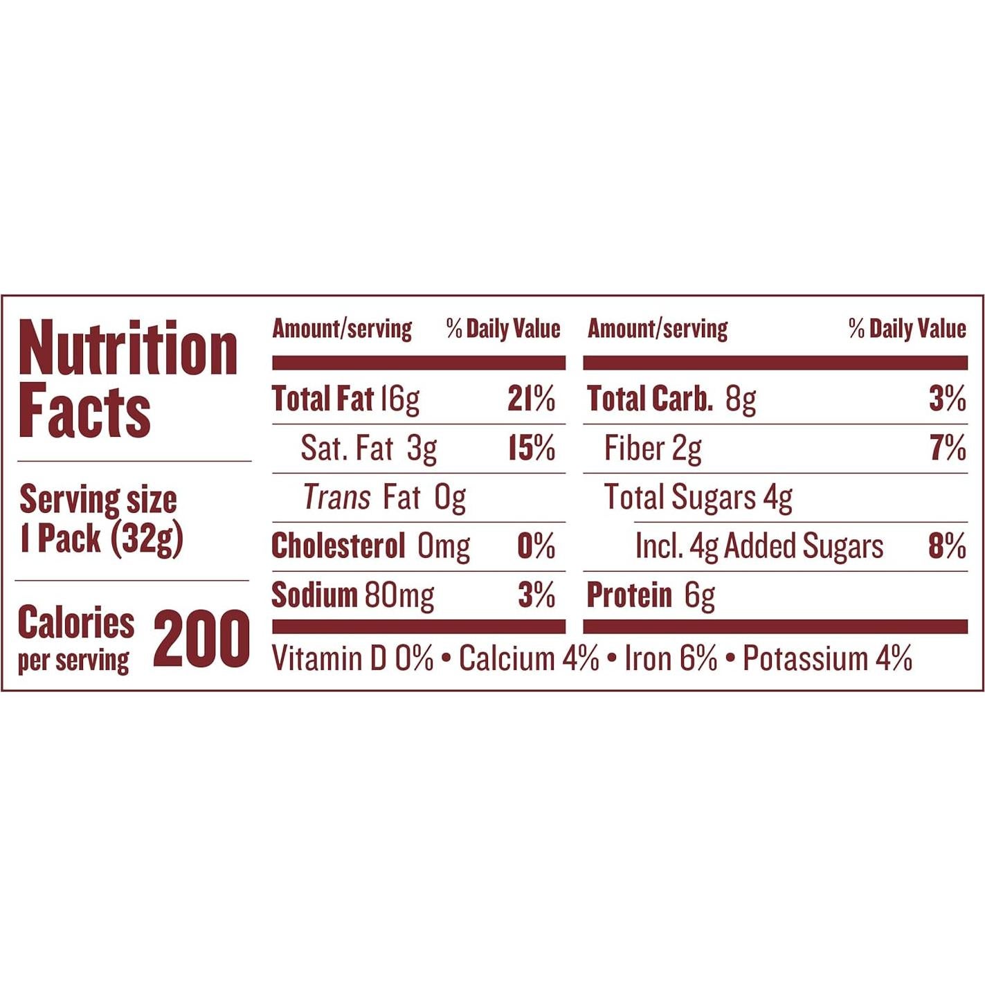 Mantequilla de Almendra con Miel Justin's 10 Paquetes 32.51g