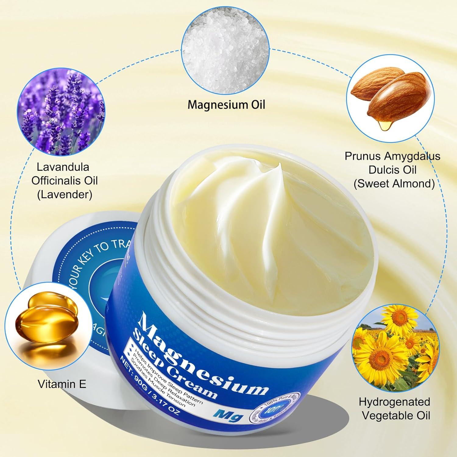 Crema de Magnesio para Dormir Writheion 132g - Relajación Muscular