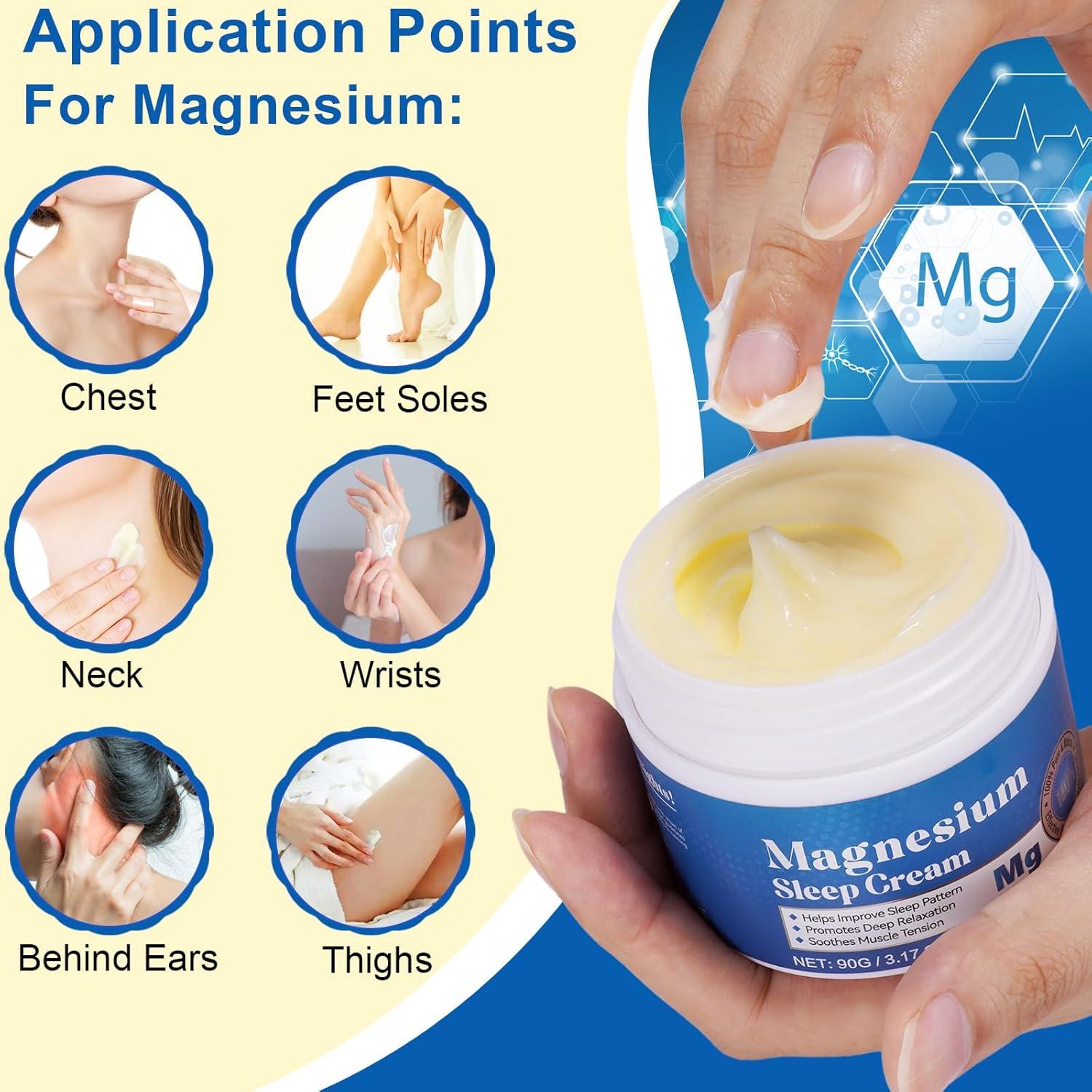 Crema de Magnesio para Dormir Writheion 132g - Relajación Muscular